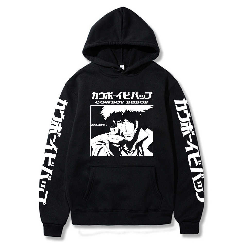 Men's Hoodies Sweatshirts Anime Gift Cowboy Bebop Hoodie Cozy Tops Sweatsuit Sudadera Felpa Moletom G221008