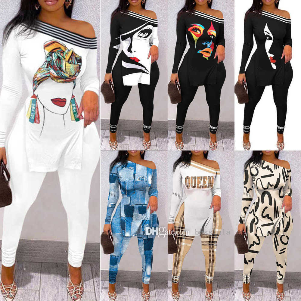 Fall Winter Women Tracksuits Letter Printed Pants Two Piece Matching Sets Outfits Personalise Split T Shirt Leggings Suit, Creamy-white
Fall Winter Women Tracksuits Letter Printed Pants Two Piece Matching Sets Outfits Personalise Split T Shirt Leggings Suit, Creamy-white