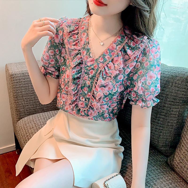 Women' Blouses Women' & Shirts Blouse Women' Clothing 2022 Summer Latest Versatile Flower V -neck Spin Shirt Lotus Leaf Short, Fuchsia
Women' Blouses Women' & Shirts Blouse Women' Clothing 2022 Summer Latest Versatile Flower V -neck Spin Shirt Lotus Leaf Short, Fuchsia