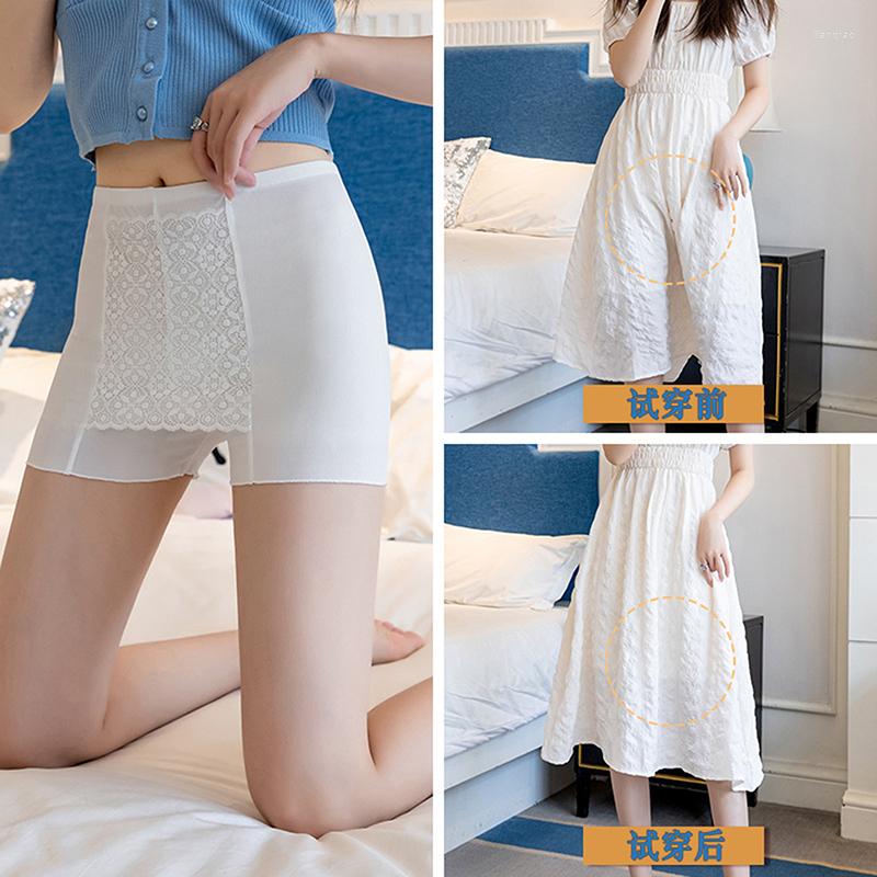 Women's Panties Lace Blocking Anti-embarrassment Double Layer Safety Pants High Waist Elastic Shorts Under Skirt Push Up Bottoming, Beige
Women's Panties Lace Blocking Anti-embarrassment Double Layer Safety Pants High Waist Elastic Shorts Under Skirt Push Up Bottoming, Beige