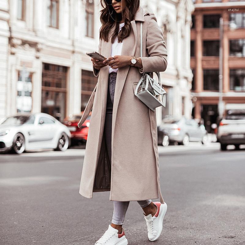 Women's Wool Women's & Blends Winter Elegant Long Sleeve Coat For Women Light Tan Office Lady Overcoat Plus Size Windproof Fashion, Black 20181
Women's Wool Women's & Blends Winter Elegant Long Sleeve Coat For Women Light Tan Office Lady Overcoat Plus Size Windproof Fashion, Black 20181