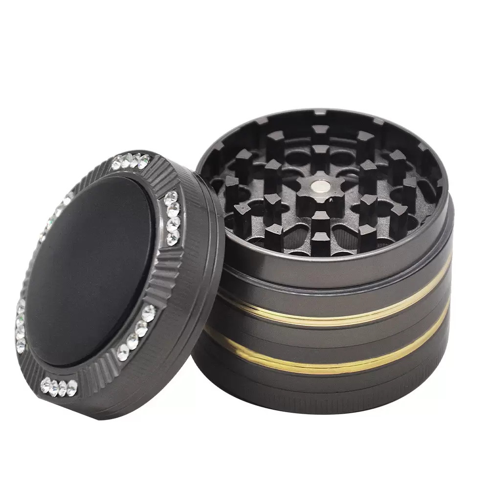 smoke accessory Premium Zinc Alloy Tobacco Herb Grinder 50MM 4Piece Sharp Teeth Gold Line Metal Grinders Suit Smoke Water Pipes Smoking Accessories
smoke accessory Premium Zinc Alloy Tobacco Herb Grinder 50MM 4Piece Sharp Teeth Gold Line Metal Grinders Suit Smoke Water Pipes Smoking Accessories