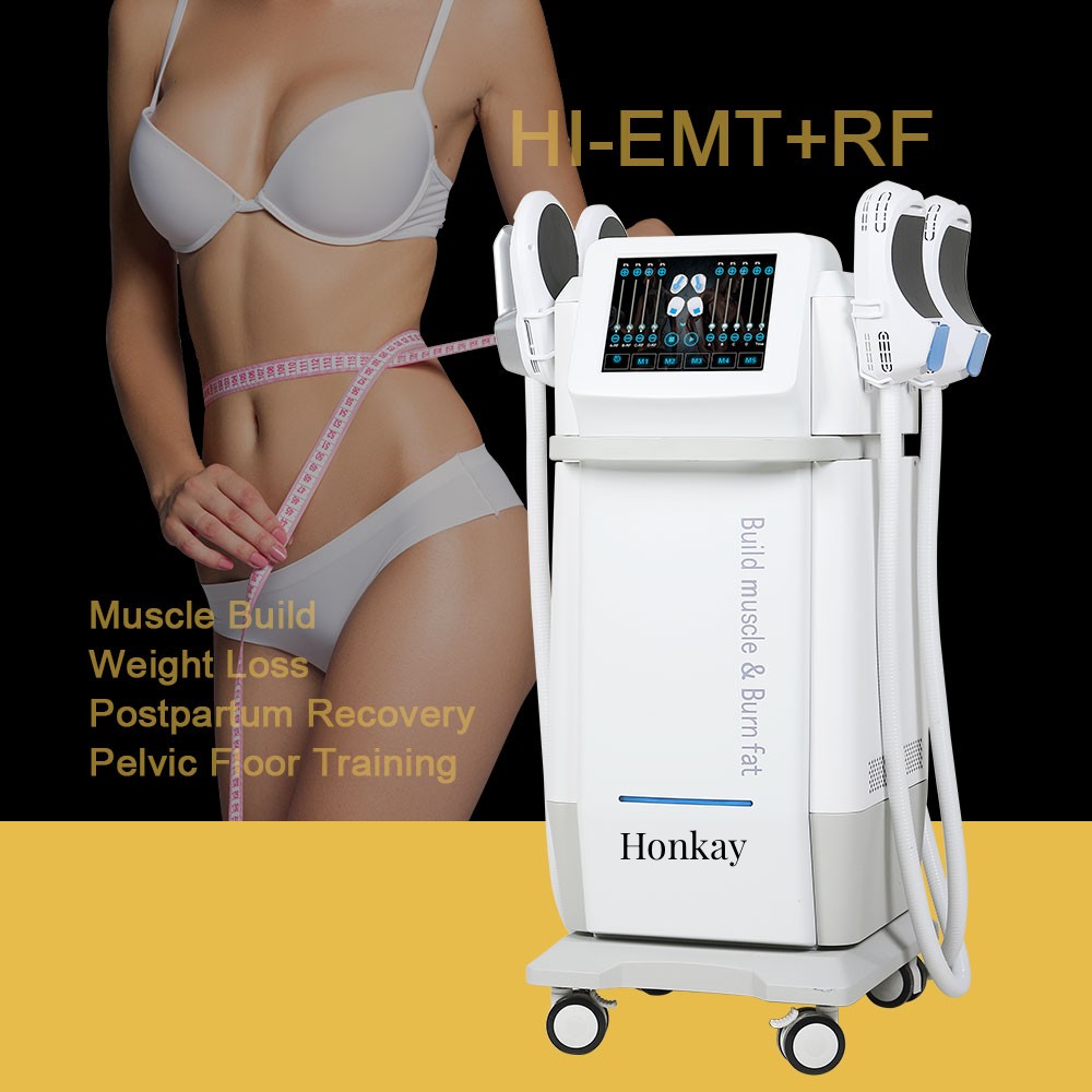 Emslim Neo RF EMS Body Sculpting Machine Burning Fat Muscle Building Stimulator 4 Handles Sculptor Cellulite Reduction Body Shaping Butt Lifting Equipment For Sale