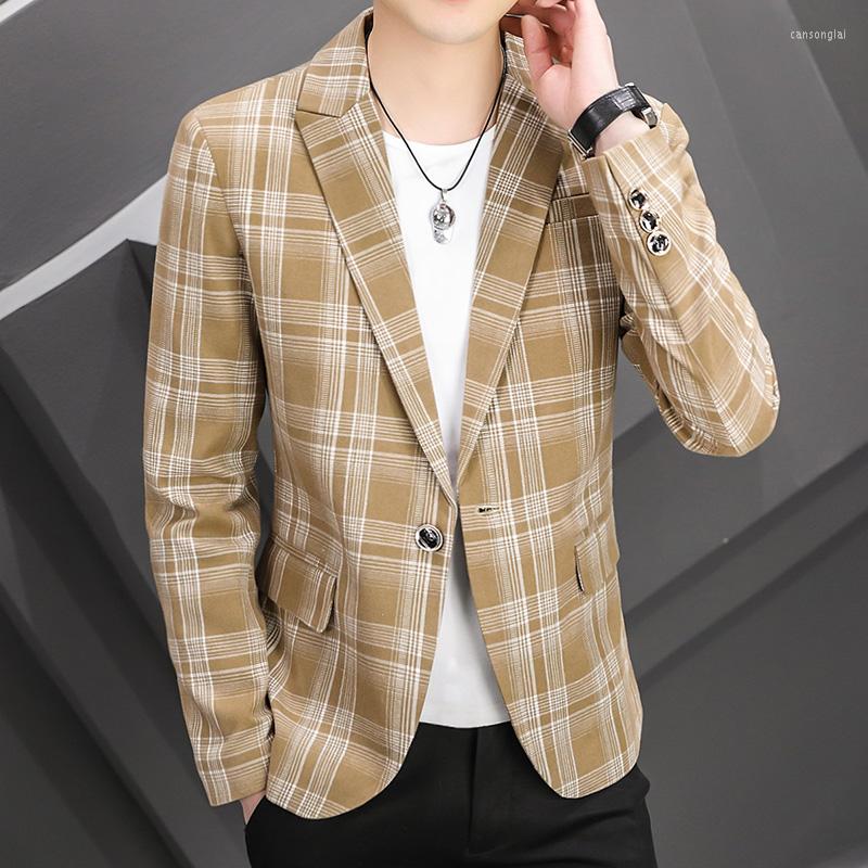 Men's Suits 2022 Classic Plaid Men Blazers Single Buckle Casual Business Suit Jacket Slim Fit Street Wear Social Dress Coat Blazer Masculino, Black
Men's Suits 2022 Classic Plaid Men Blazers Single Buckle Casual Business Suit Jacket Slim Fit Street Wear Social Dress Coat Blazer Masculino, Black