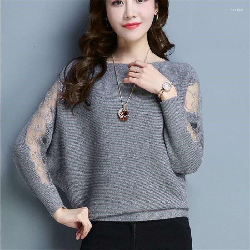 Women's Sweaters Net Yarn Knitted Sweater Office Ladies Slash-neck Elegant Bat Shirt Lace Sleeve Autumn Top Loose Pullover Women's, Red
Women's Sweaters Net Yarn Knitted Sweater Office Ladies Slash-neck Elegant Bat Shirt Lace Sleeve Autumn Top Loose Pullover Women's, Red