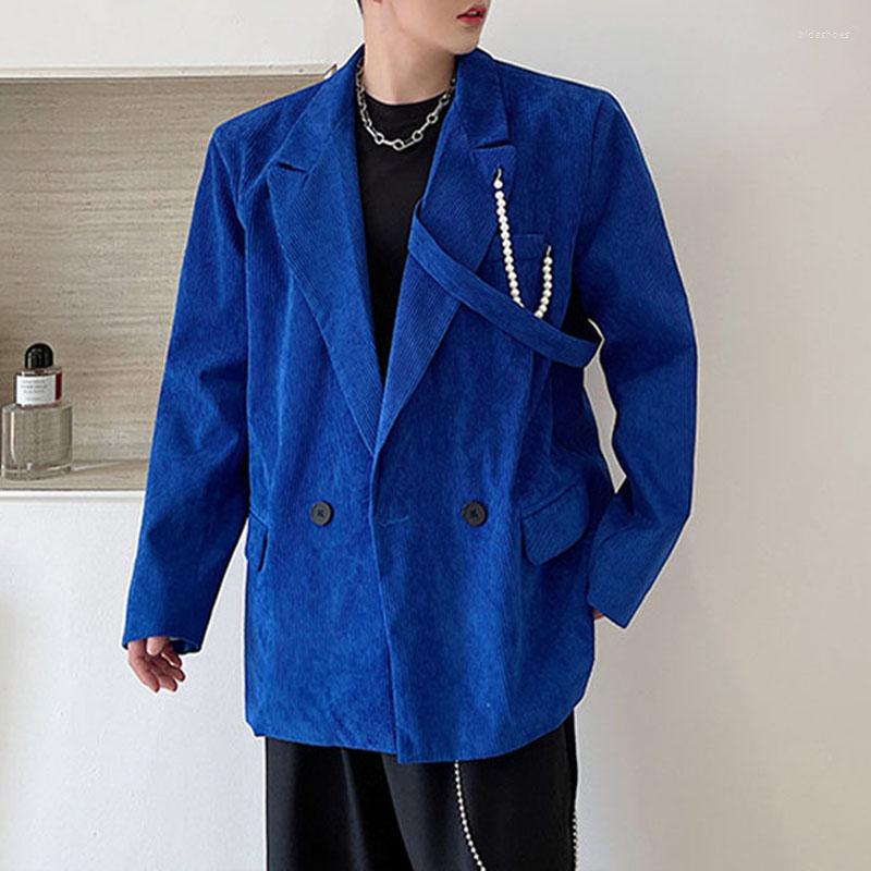 Men's Suits Men Blue Corduroy Streetwear Trend Fashion Loose Casual Blazers Suit Jacket Man Vintage Coat Blazer Male, 714
Men's Suits Men Blue Corduroy Streetwear Trend Fashion Loose Casual Blazers Suit Jacket Man Vintage Coat Blazer Male, 714