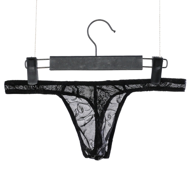 Wholesale Men's G-strings Thongs Low Rise Lace Transparent Sexy Underwear For Young Boys, As the picture
Wholesale Men's G-strings Thongs Low Rise Lace Transparent Sexy Underwear For Young Boys, As the picture