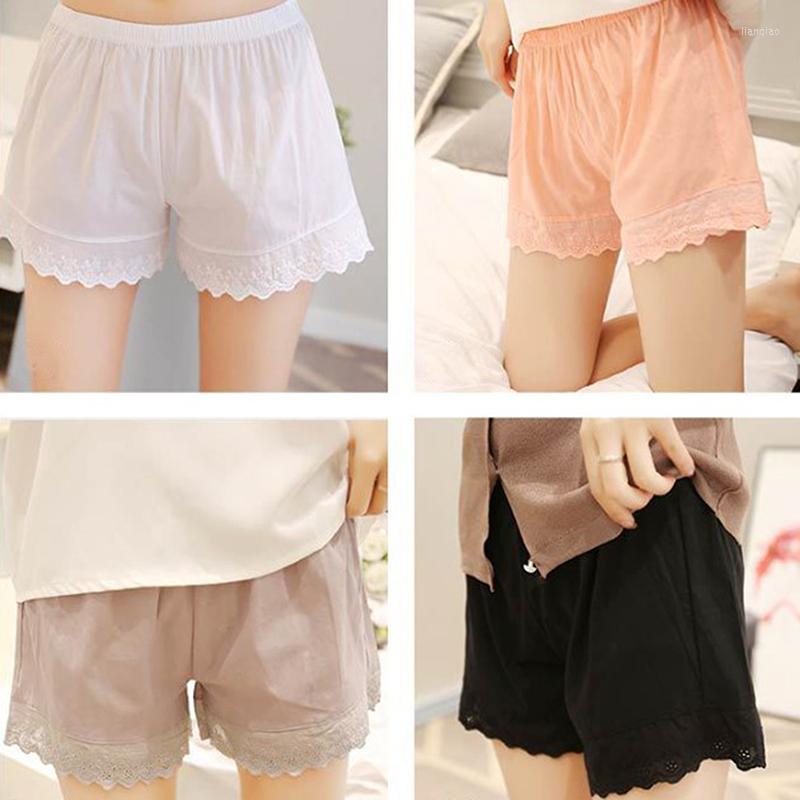 Women' Panties 1PC Thin Cotton Lace Safety Pants Women Three-point Bottoming Shorts Anti-light, White
Women' Panties 1PC Thin Cotton Lace Safety Pants Women Three-point Bottoming Shorts Anti-light, White