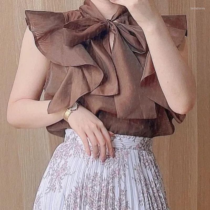 Women's Blouses WAKUTA 2022 Summer Women Blouse Stand Collar Print Bowknot Lace Up Ruffles Flying Sleeve Shirt Japanese Sweet Mujer Blusa, Ivory
Women's Blouses WAKUTA 2022 Summer Women Blouse Stand Collar Print Bowknot Lace Up Ruffles Flying Sleeve Shirt Japanese Sweet Mujer Blusa, Ivory