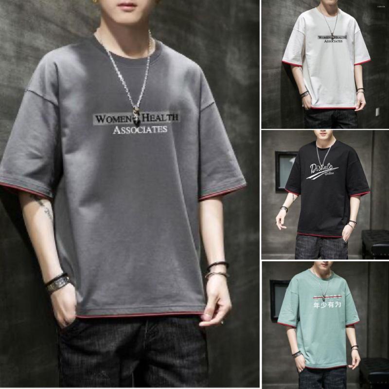 Men' T Shirts Short Sleeve T-shirt Men' Pure Cotton Summer Fashion Brand Loose Half Casual Clothes 
Men' T Shirts Short Sleeve T-shirt Men' Pure Cotton Summer Fashion Brand Loose Half Casual Clothes