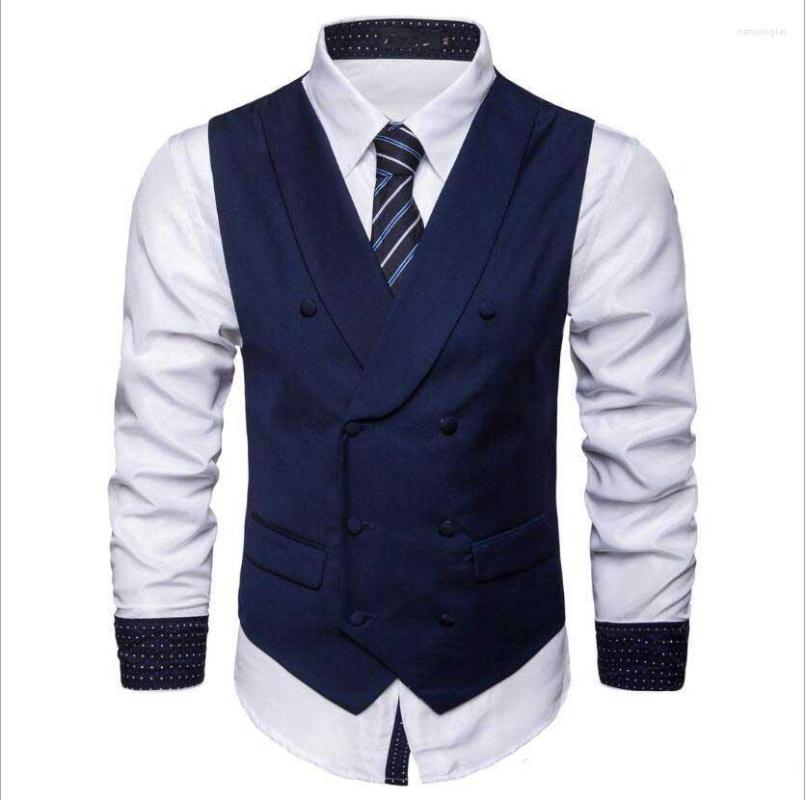 Men' Vests Men' Double Breasted Solid Color Slim Fit Vest Business Casual British Fashion Party, Black
Men' Vests Men' Double Breasted Solid Color Slim Fit Vest Business Casual British Fashion Party, Black