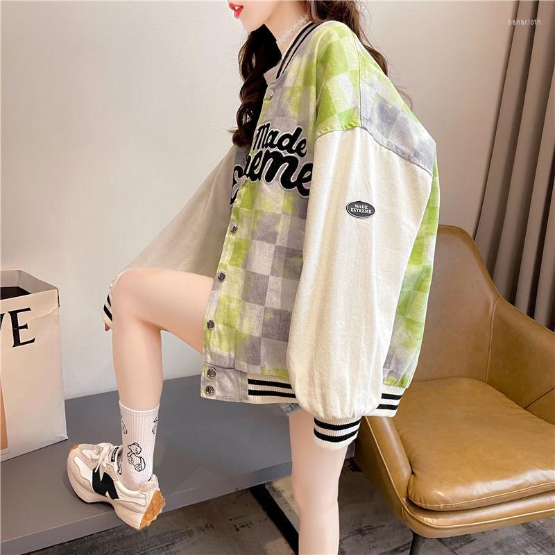 Women's Jackets EWSFV 2022 Autumn Arrive Women Korean Style Sports Casual Handsome Letter Printed Ladies Baseball Uniform Jacket, Gray
Women's Jackets EWSFV 2022 Autumn Arrive Women Korean Style Sports Casual Handsome Letter Printed Ladies Baseball Uniform Jacket, Gray