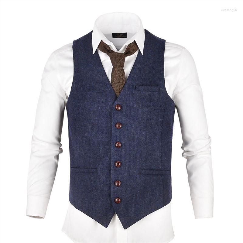 Men' Vests Men' Tweed Slim Vest Suit Modern Version Wool Blend Single-breasted Herringbone, Brown
Men' Vests Men' Tweed Slim Vest Suit Modern Version Wool Blend Single-breasted Herringbone, Brown