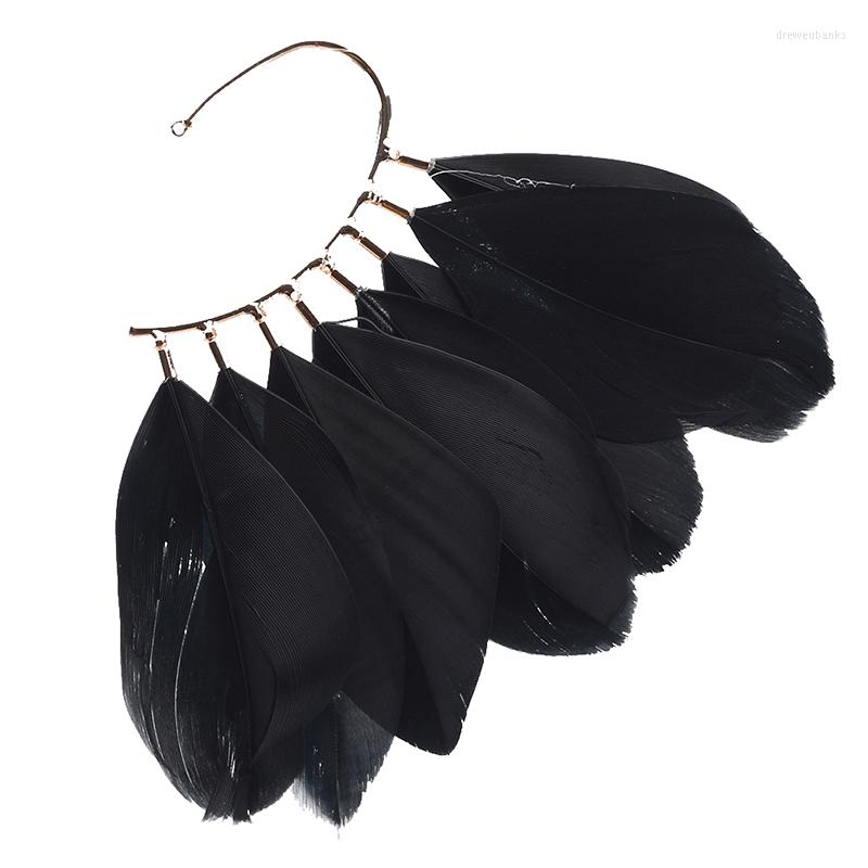 Backs Earrings Fashion Feather Ear Hook Small Fresh Cuff White Black Jewelry Bohemian Women Lovely Earring Without Piercing
Backs Earrings Fashion Feather Ear Hook Small Fresh Cuff White Black Jewelry Bohemian Women Lovely Earring Without Piercing