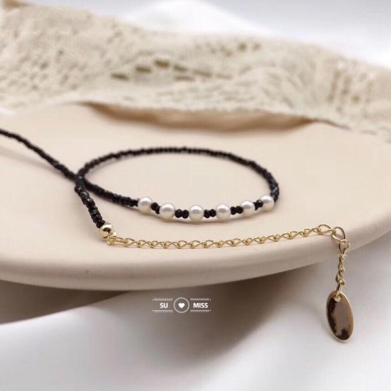 Choker Black Crystal & Pearl Beads Short Necklace Female Fashion Jewelry Women Necklaces Bijoux Ladies Party
Choker Black Crystal & Pearl Beads Short Necklace Female Fashion Jewelry Women Necklaces Bijoux Ladies Party