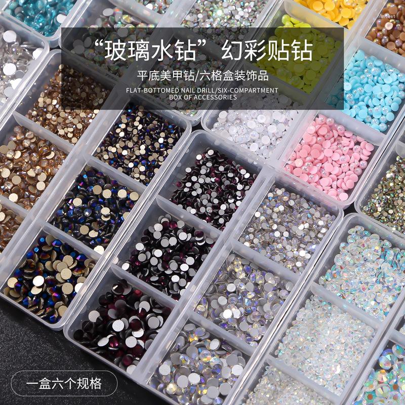 Nail Art Decorations 1 Box 3D Gold Silver Mixed Flat Crystal AB Rhinestone Nails Supplies For Professionals Decoration Manicure Accesorios
Nail Art Decorations 1 Box 3D Gold Silver Mixed Flat Crystal AB Rhinestone Nails Supplies For Professionals Decoration Manicure Accesorios