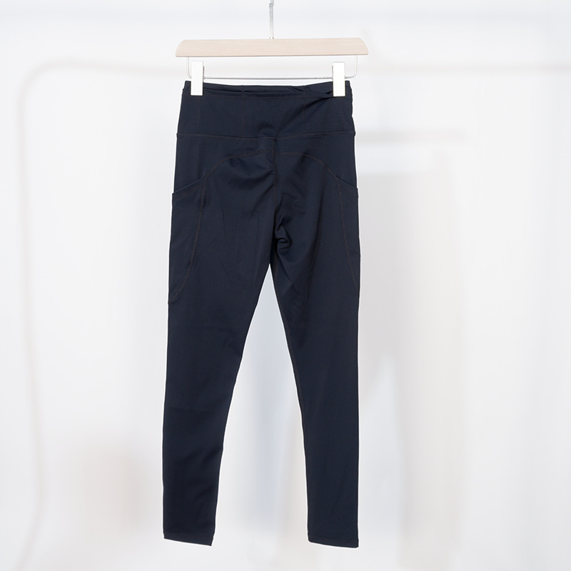 Womens Yoga Legging Suit High Waisted Multiple Pocket Leggings For Running And Cycling