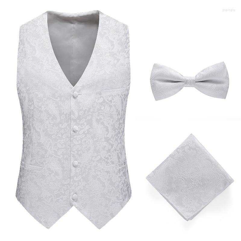 Men's Vests YASUGUOJI Mens Business Formal Dresses Slim Fit Silk Dress Vest Bowtie Set Floral Wedding Banquet Party Prom Stage Waistcoat Men, White
Men's Vests YASUGUOJI Mens Business Formal Dresses Slim Fit Silk Dress Vest Bowtie Set Floral Wedding Banquet Party Prom Stage Waistcoat Men, White