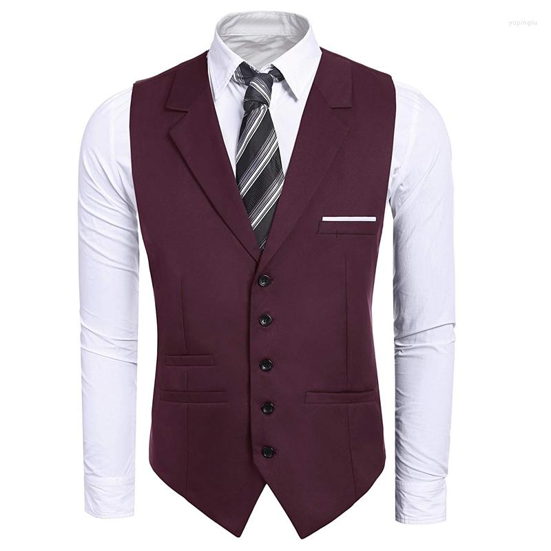 Men's Vests Purple Slim Fit Vest For Men Suit One Piece Waistcoat With Notched Lapel Single Breasted Casual Gentleman Waist Coat Fashion, Dark grey
Men's Vests Purple Slim Fit Vest For Men Suit One Piece Waistcoat With Notched Lapel Single Breasted Casual Gentleman Waist Coat Fashion, Dark grey