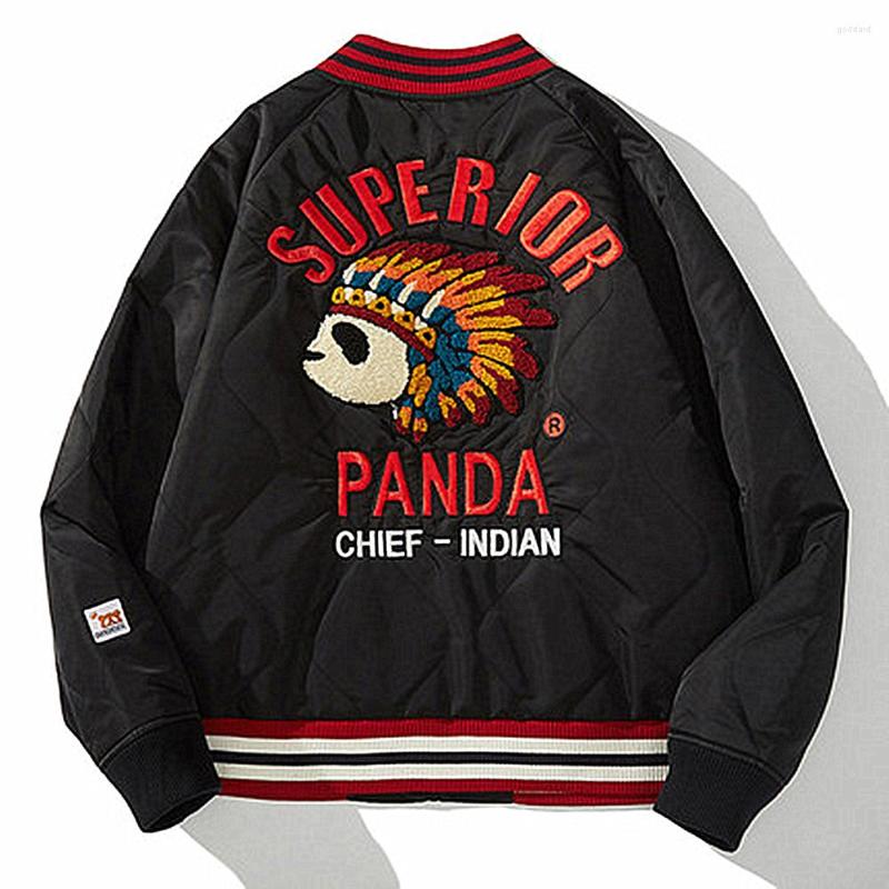 Men's Jackets Spring Autumn Winter Men Boys Letterman Varsity Award Pilot Bomber Jacket Panda Embroidered Thicker Coats Casual High Street, Green
Men's Jackets Spring Autumn Winter Men Boys Letterman Varsity Award Pilot Bomber Jacket Panda Embroidered Thicker Coats Casual High Street, Green