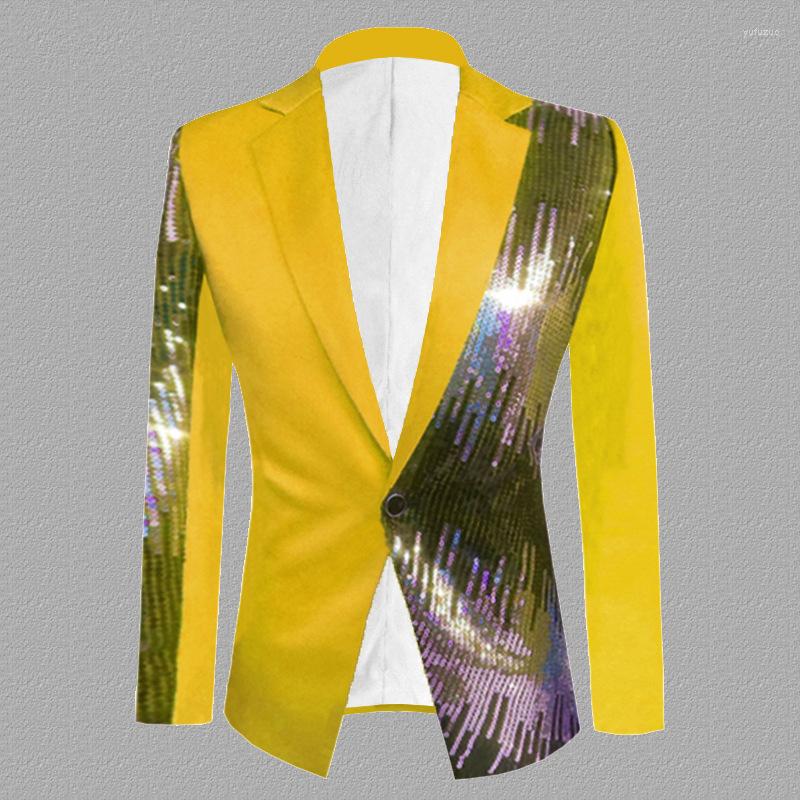 Men's Suits Black Sequin Patchwork Suit Jacket Men Slim Fit One Button Tuxedo Blazers Mens Wedding Party Dinner Costume Homme, Pattern 4
Men's Suits Black Sequin Patchwork Suit Jacket Men Slim Fit One Button Tuxedo Blazers Mens Wedding Party Dinner Costume Homme, Pattern 4