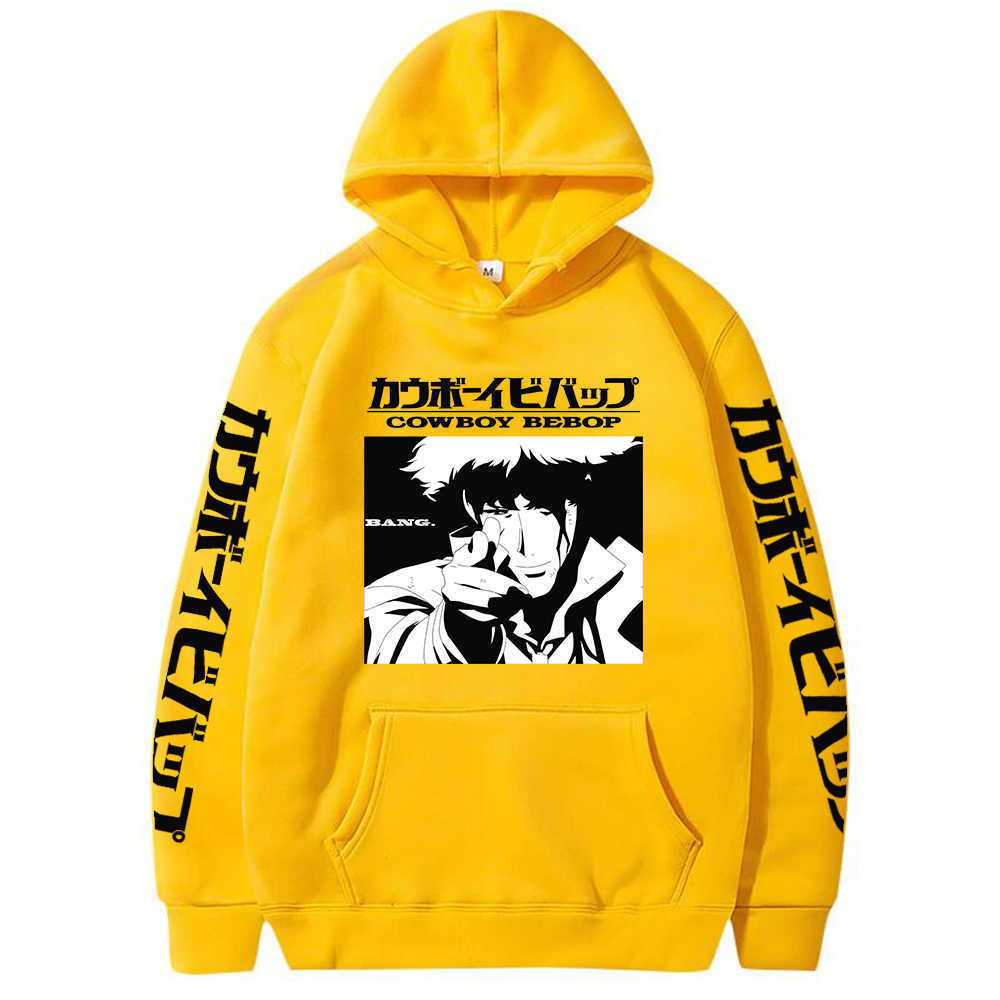 Men's Hoodies Sweatshirts Anime Gift Cowboy Bebop Hoodie Cozy Tops Sweatsuit Sudadera Felpa Moletom G221008