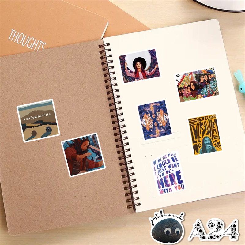 50Pcs Everything Everywhere All at Once sticker Comic fantasy film Graffiti Stickers for DIY Luggage Laptop Skateboard Motorcycle Bicycle Stickers