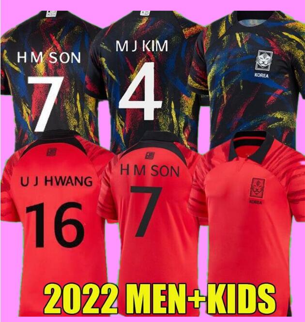 2022 South Korea soccer jerseys home RED away SON HWANG KIM JEONG SUNG LEE KWON 2023 MAILLOTS FOOTBALL SHIRTS 22 23 national team adult KIDS set kits top thailand
2022 South Korea soccer jerseys home RED away SON HWANG KIM JEONG SUNG LEE KWON 2023 MAILLOTS FOOTBALL SHIRTS 22 23 national team adult KIDS set kits top thailand