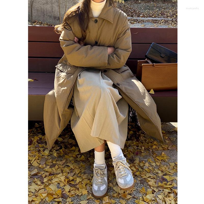 Women's Down 2022 WINTER AND FALL WOMENS LONG KOREAN STYLE WHITE DUCK COATS, Vip