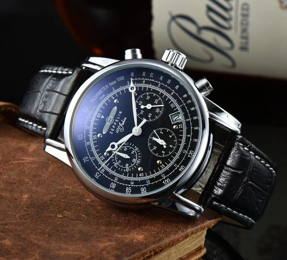2022 Zeppelin Watches Mens Top Brand Luxury Casual Leather Quartz Men's Watch Business Clock Male Sport Waterproof Date Chronograph, 01
2022 Zeppelin Watches Mens Top Brand Luxury Casual Leather Quartz Men's Watch Business Clock Male Sport Waterproof Date Chronograph, 01