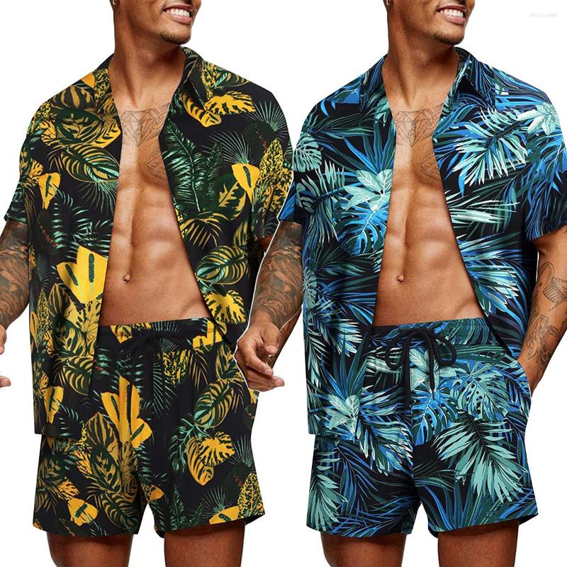 Men' Casual Shirts Fashion Hawaiian Printed Men Sets Summer Flamingo Short Sleeve Button Shirt Beach Outwear Holiday Mens Suit 2 Pieces, C-1
Men' Casual Shirts Fashion Hawaiian Printed Men Sets Summer Flamingo Short Sleeve Button Shirt Beach Outwear Holiday Mens Suit 2 Pieces, C-1