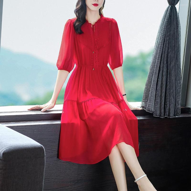 Women's Down HERH 2022 SS MEDIUM STRECTH RED COLOR MID-CALF SILK SLIM FIT WOMENS DRESSES, Hh
Women's Down HERH 2022 SS MEDIUM STRECTH RED COLOR MID-CALF SILK SLIM FIT WOMENS DRESSES, Hh