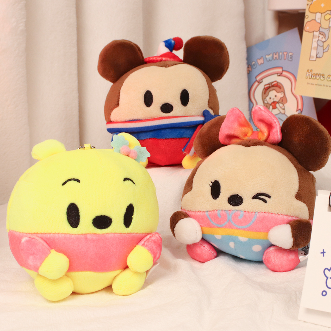 Disney new Halloween mouse bear duck plush toy ball ball pendant crane machine goods for men and women or children's holiday gifts wholesale, Customize
Disney new Halloween mouse bear duck plush toy ball ball pendant crane machine goods for men and women or children's holiday gifts wholesale, Customize