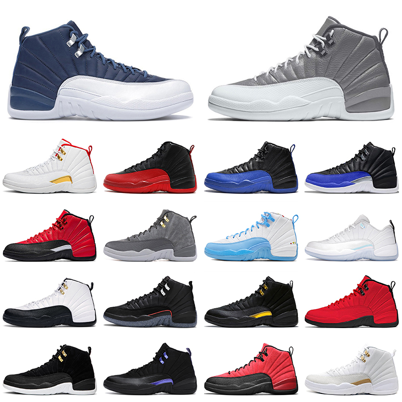 12 12s Basketball Shoes Mens Playoffs Stealth University Blue Dark Grey Utility Black Easter Sports Trainers Sneakers, Flu game
12 12s Basketball Shoes Mens Playoffs Stealth University Blue Dark Grey Utility Black Easter Sports Trainers Sneakers, Flu game