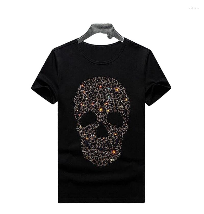 Men's T Shirts Drill Men's T-shirt Top Fashion Short Sleeve Tops Men Skull Tshirt Loose Casual Tee Hip Hop Man And Women, As picture shown
Men's T Shirts Drill Men's T-shirt Top Fashion Short Sleeve Tops Men Skull Tshirt Loose Casual Tee Hip Hop Man And Women, As picture shown
