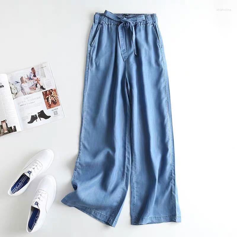 Women' Jeans Arrival Spring Korea Fashion Women Elastic Waist Loose Softener Denim Pants All-matched Casual Wide Leg Femme, Blue
Women' Jeans Arrival Spring Korea Fashion Women Elastic Waist Loose Softener Denim Pants All-matched Casual Wide Leg Femme, Blue