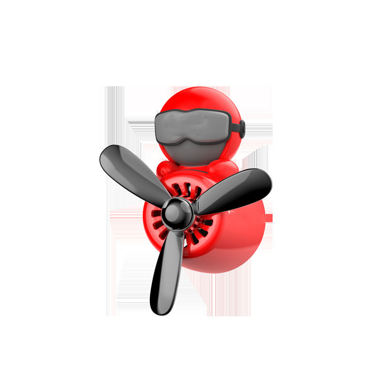 Creative Car Small Airplane Fan Exotic Perfume Rotation Car Aroma