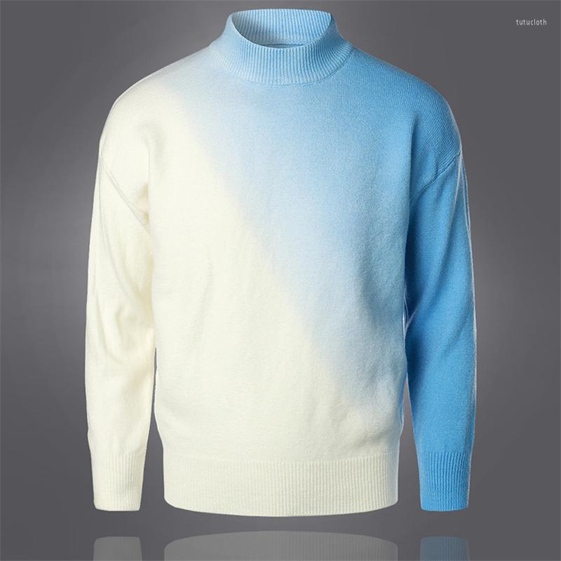 Men's Sweaters Men Mock Neck Sweater 2022 Winter Casual Tie Dye Gradient Soft Pullover Knitted High Quality For And Women, Brown
Men's Sweaters Men Mock Neck Sweater 2022 Winter Casual Tie Dye Gradient Soft Pullover Knitted High Quality For And Women, Brown