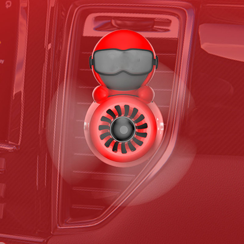 Creative Car Small Airplane Fan Exotic Perfume Rotation Car Aroma
