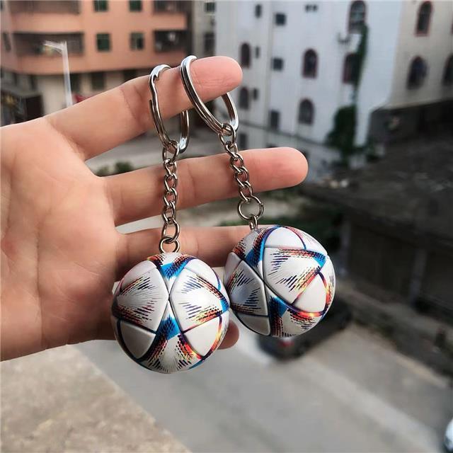 Party Favor 2022 Qatar World Cup match ball simulation key chain fans souvenir small gift pendant
Party Favor 2022 Qatar World Cup match ball simulation key chain fans souvenir small gift pendant