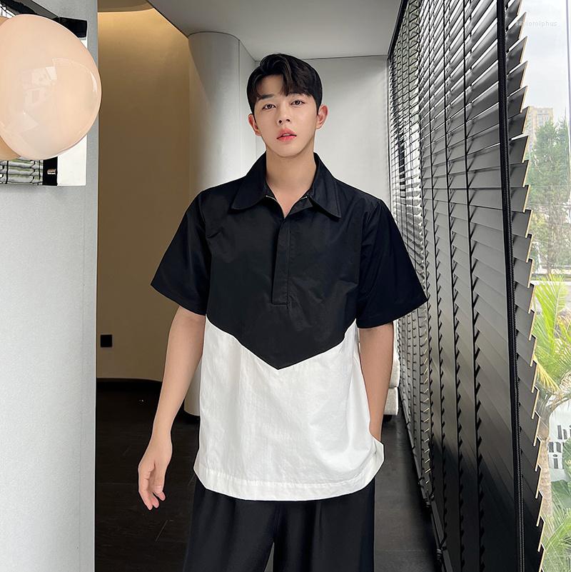 Men's Casual Shirts -6XL 2022 Men Women Clothing Original Design Black And White Stitched Polo Collar Shirt Plus Size Costumes
Men's Casual Shirts -6XL 2022 Men Women Clothing Original Design Black And White Stitched Polo Collar Shirt Plus Size Costumes