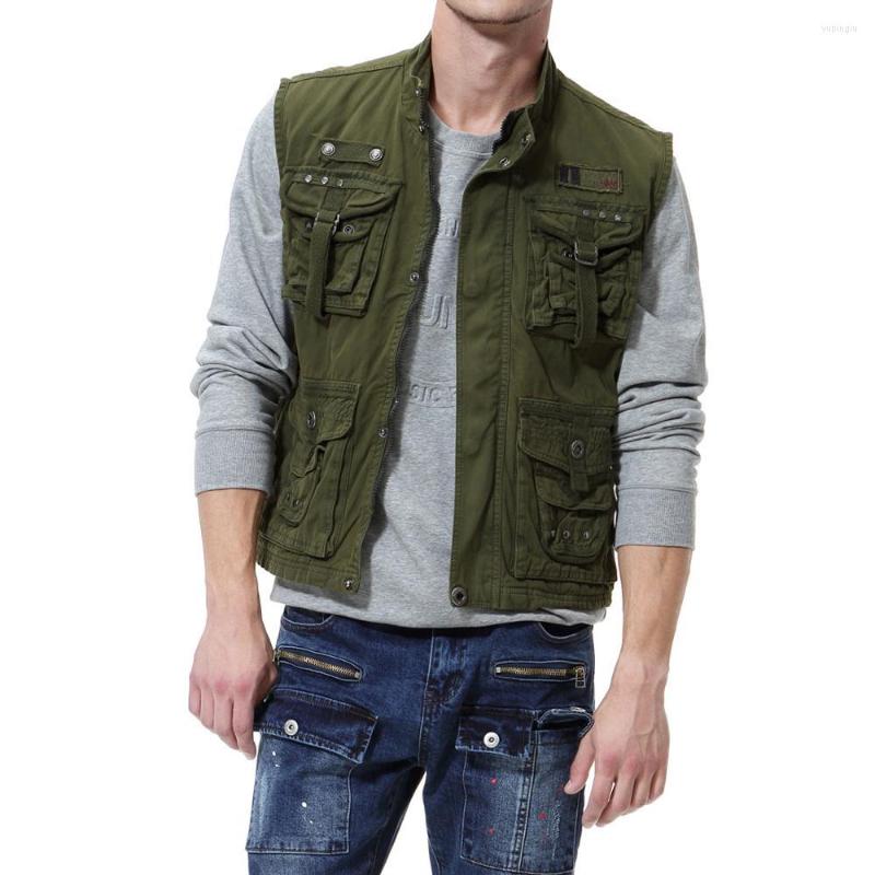 Men's Vests COLDKER Fashion Spring Winter Casual For Men Streetwear Business Waistcoat Multi Pocket Zipper Coat, Khaki
Men's Vests COLDKER Fashion Spring Winter Casual For Men Streetwear Business Waistcoat Multi Pocket Zipper Coat, Khaki