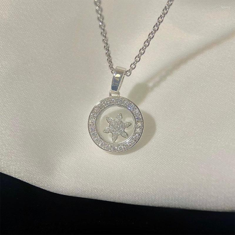 Pendant Necklaces Charms High Quality Glass Moving Star Neckalce Chain Crystal Stone For Women Classical Designer Jewelry
Pendant Necklaces Charms High Quality Glass Moving Star Neckalce Chain Crystal Stone For Women Classical Designer Jewelry