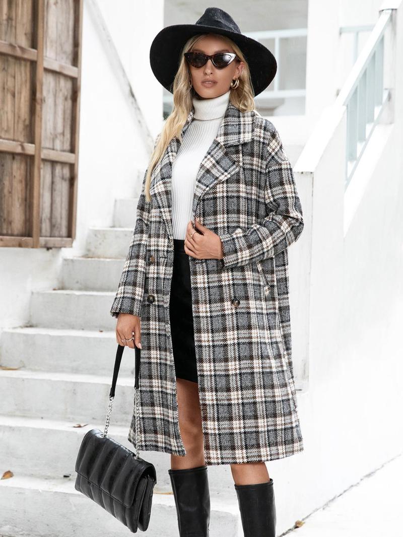 Women' Wool Houndstooth Winter Plaid Women Cashmere Woolen Coat Ladies Casual Turn-down Collar Coats Female Warm Outwear Long-Coats Trench, Yellow
Women' Wool Houndstooth Winter Plaid Women Cashmere Woolen Coat Ladies Casual Turn-down Collar Coats Female Warm Outwear Long-Coats Trench, Yellow
