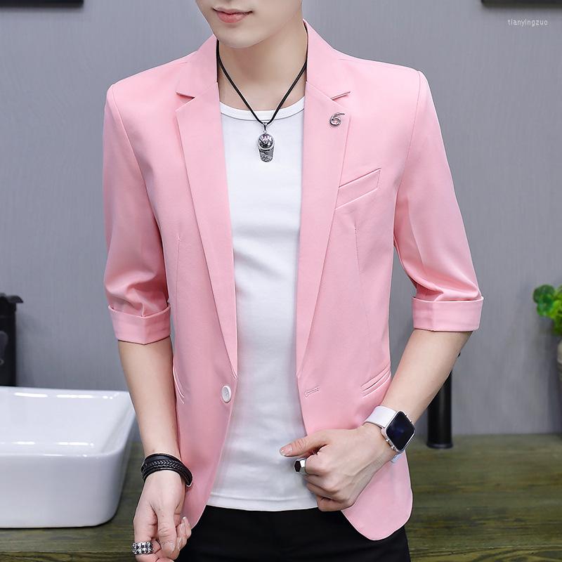 Men's Suits HOO 2022 Men's Summer Thin Half Sleeve Blazer Versatile Slim Fit Solid Color, White
Men's Suits HOO 2022 Men's Summer Thin Half Sleeve Blazer Versatile Slim Fit Solid Color, White