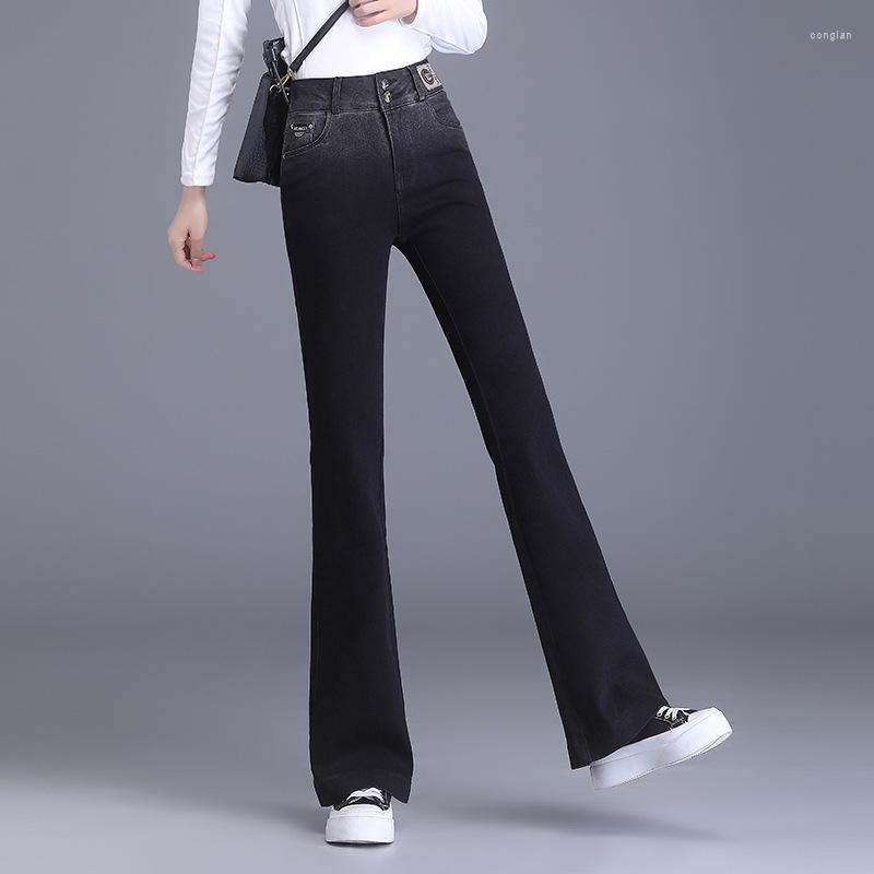 Women's Jeans 2022 Women's Autumn/Winter Micro-Flare Mid Waist Stretch Slim Casual Pants, Black
Women's Jeans 2022 Women's Autumn/Winter Micro-Flare Mid Waist Stretch Slim Casual Pants, Black