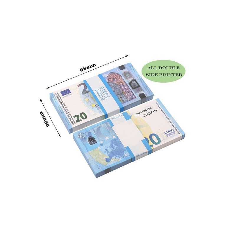 Prop Money Copy Toy Euros Party Realistic Fake uk Banknotes Paper Money Pretend Double Sided high quality
Prop Money Copy Toy Euros Party Realistic Fake uk Banknotes Paper Money Pretend Double Sided high quality