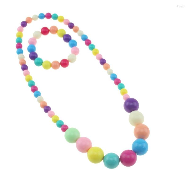 Choker Candy Color Necklace And Bracelets Beaded Charming Children Cosplay Accessory Pink Girl Party Multicolor Jewelry
Choker Candy Color Necklace And Bracelets Beaded Charming Children Cosplay Accessory Pink Girl Party Multicolor Jewelry