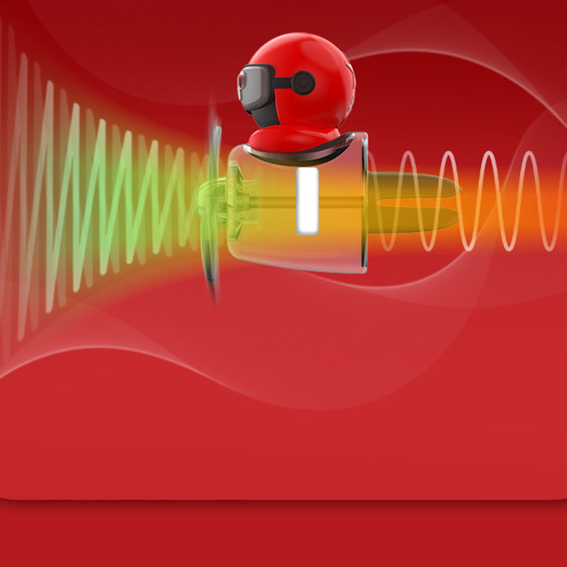 Creative Car Small Airplane Fan Exotic Perfume Rotation Car Aroma