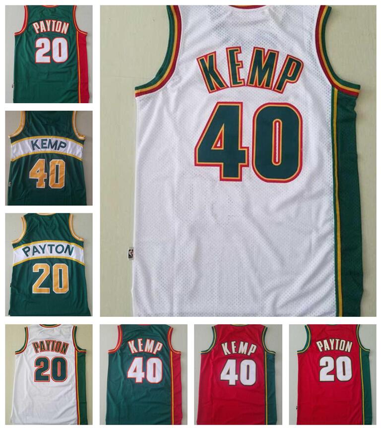 mens Seattle''Super''Sonics''Jersey Gary 20 Payton Shawn 40 Kemp Basketball Shorts Basketball Jerseys red white Blue high quality 820
mens Seattle''Super''Sonics''Jersey Gary 20 Payton Shawn 40 Kemp Basketball Shorts Basketball Jerseys red white Blue high quality 820